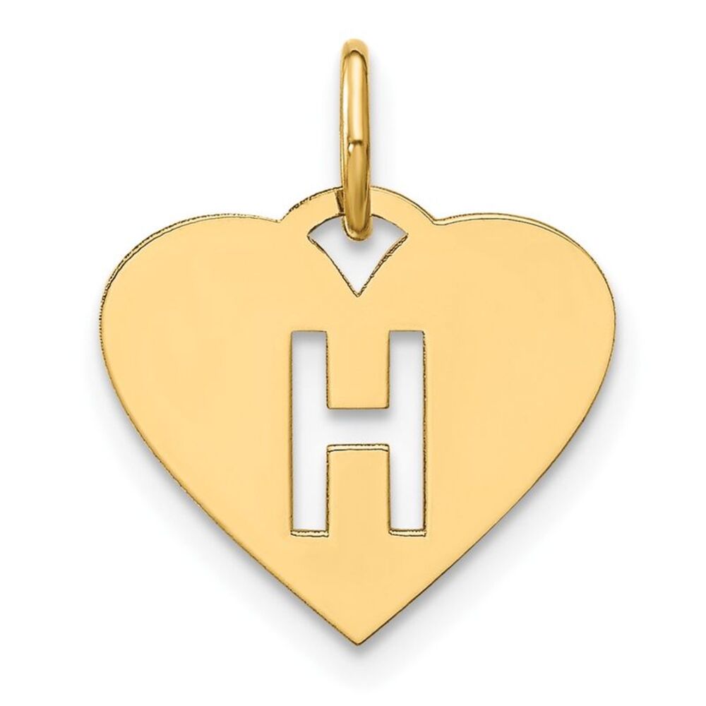 Kazi Luxury 14k Yellow Gold Initial Letter H Init… - image 1